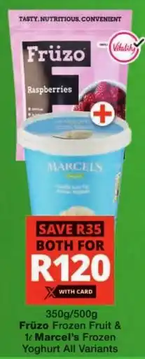 Checkers Hyper Früzo Frozen Fruit & Marcel's Frozen Yoghurt All Variants offer
