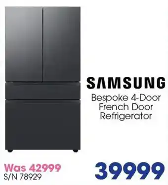 Hirsch's Samsung Bespoke 4-Door French Door Refrigerator offer