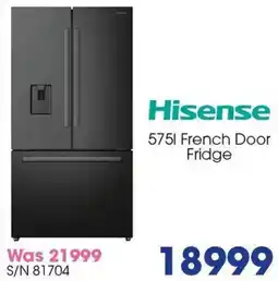 Hirsch's Hisense French Door Fridge offer