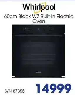 Hirsch's Whirlpool Black W7 Built-in Electric Oven offer