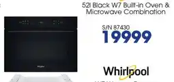 Hirsch's Whirlpool Black W7 Built-in Oven & Microwave Combination offer