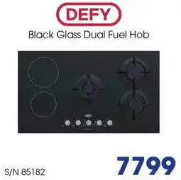 Hirsch's Defy Black Glass Dual Fuel Hob offer