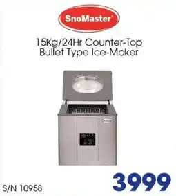 Hirsch's SnoMaster Counter-Top Bullet Type Ice-Maker offer