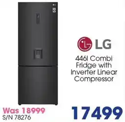 Hirsch's LG Combi Fridge with Inverter Linear Compressor offer