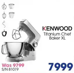 Hirsch's Kenwood Titanium Chef Baker XL offer