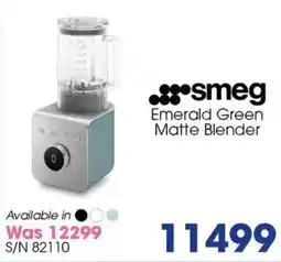 Hirsch's Smeg Emerald Green Matte Blender offer