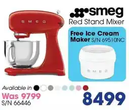 Hirsch's Smeg Red Stand Mixer offer