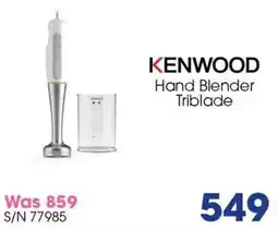 Hirsch's Kenwood Hand Blender Triblade offer