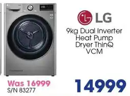 Hirsch's LG Dual Inverter Heat Pump Dryer ThinQ VCM offer