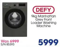 Hirsch's Defy Manhattan Grey Front Loader Washing Machine offer