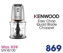 Hirsch's Kenwood Easy Chop Quad Blade Chopper offer
