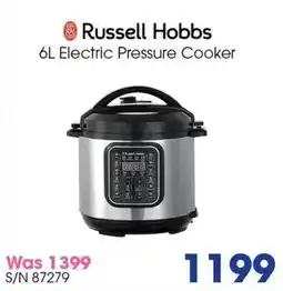 Hirsch's Russell Hobbs Electric Pressure Cooker offer