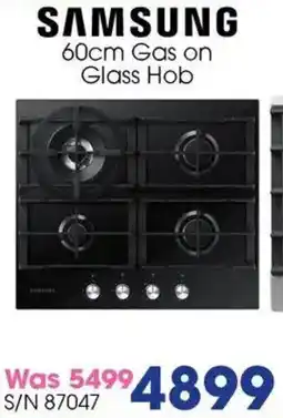 Hirsch's Samsung Gas on Glass Hob offer