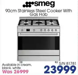 Hirsch's Smeg Stainless Steel Cooker With Gas Hob offer