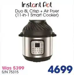 Hirsch's Instant Pot Duo Crisp + Air Fryer 11-in-1 Smart Cooker offer