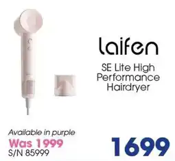 Hirsch's Laifen SE Lite High Performance Hairdryer offer