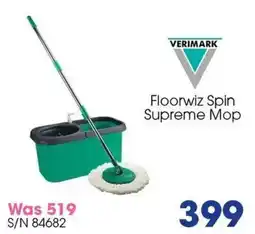 Hirsch's Verimark Floorwiz Spin Supreme Mop offer