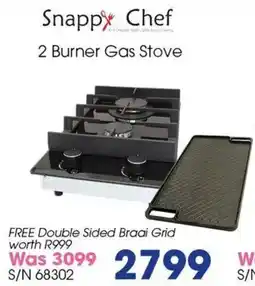 Hirsch's Snappy Chef 2 Burner Gas Stove offer