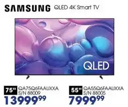 Hirsch's Samsung 75" QLED 4K Smart TV offer
