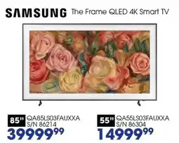 Hirsch's Samsung 55" The Frame QLED 4K Smart TV offer