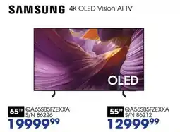 Hirsch's Samsung 65" 4K OLED Vision AI TV offer