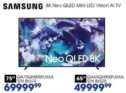 Hirsch's Samsung 75" 8K Neo QLED Mini LED Vision AI TV offer