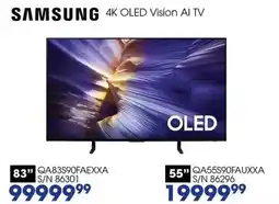 Hirsch's Samsung 83" 4K OLED Vision AI TV offer