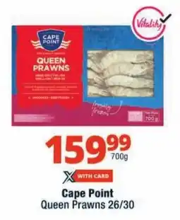 Checkers Cape Point Queen Prawns offer
