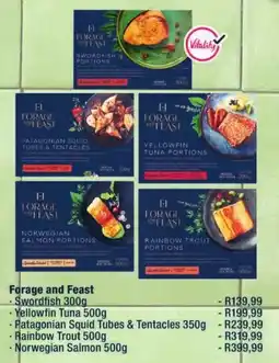 Checkers Forage and Feast Swordfish offer