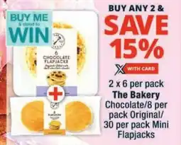 Checkers The Bakery Chocolate/ Original/ Mini Flapjacks offer