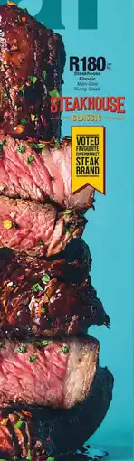 Checkers Steakhouse Classic Man-Size Rump Steak offer
