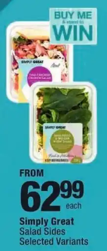 Checkers Simply Great Salad Sides offer