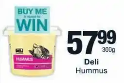 Checkers Deli Hummus offer