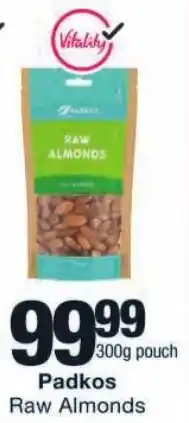 Checkers Padkos Raw Almonds offer