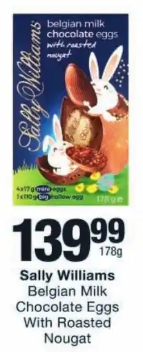 Checkers Sally Williams Belgian Milk Chocolate Eggs With Roasted Nougat offer