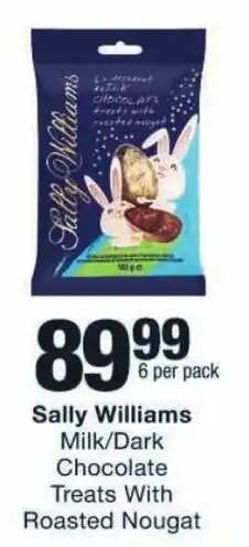 Checkers Sally Williams Milk/ Dark Chocolate Treats With Roasted Nougat offer