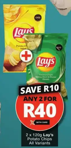 Checkers Lay's Potato Chips All Variants offer