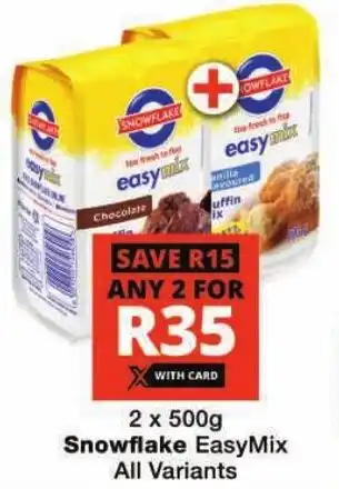 Checkers Snowflake EasyMix All Variants offer
