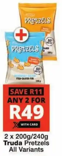Checkers Truda Pretzels All Variants offer