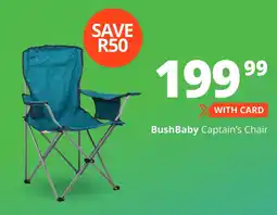 Checkers Bush Baby Captain's Chair offer