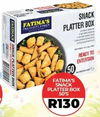 1UP Fatima's snack platter box offer