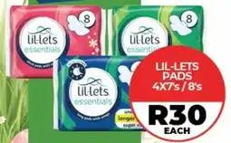 1UP Lil-lets pads offer