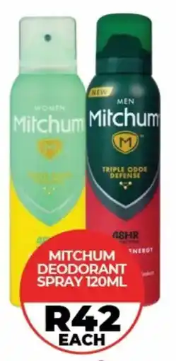 1UP Mitchum deodorant spray offer