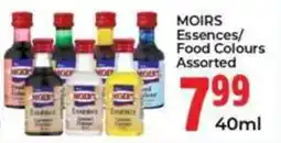 Elite Power Trade Cash & Carry Moirs Essences/ Food Colours Assorted offer