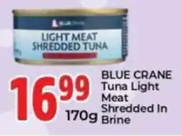 Elite Power Trade Cash & Carry Blue Crane Tuna Light Meat Shredded In Brine offer