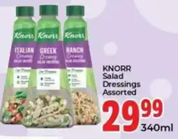 Elite Power Trade Cash & Carry Knorr Salad Dressings Assorted offer