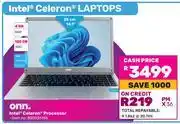 Game ONN Intel Celeron Processor Laptop offer