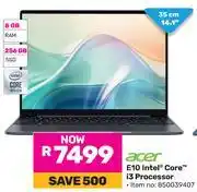 Game ACER E10 Intel Core i3 Processor offer