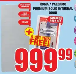 Boxer ROMA / PALERMO PREMIUM SOLID INTERNAL DOOR offer