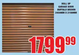 Boxer ROLL UP GARAGE DOOR BUFFALO BROWN 2450MM X 2100MM offer
